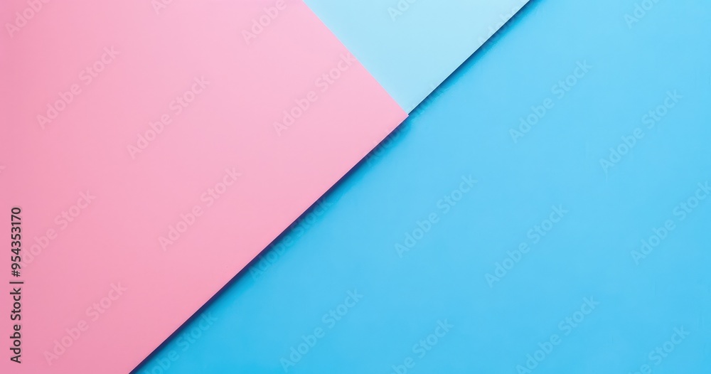 A minimalist design featuring pink and blue geometric shapes. A minimalist design featuring pink and blue geometric shapes.