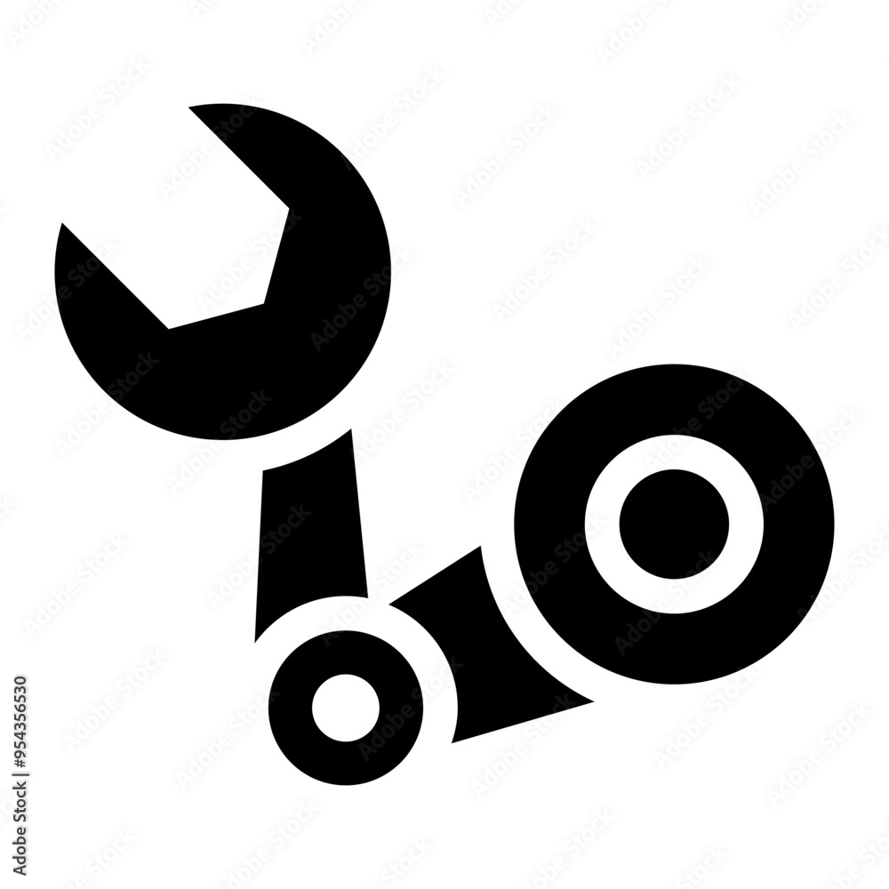 Robot arm icon vector illustration graphic design