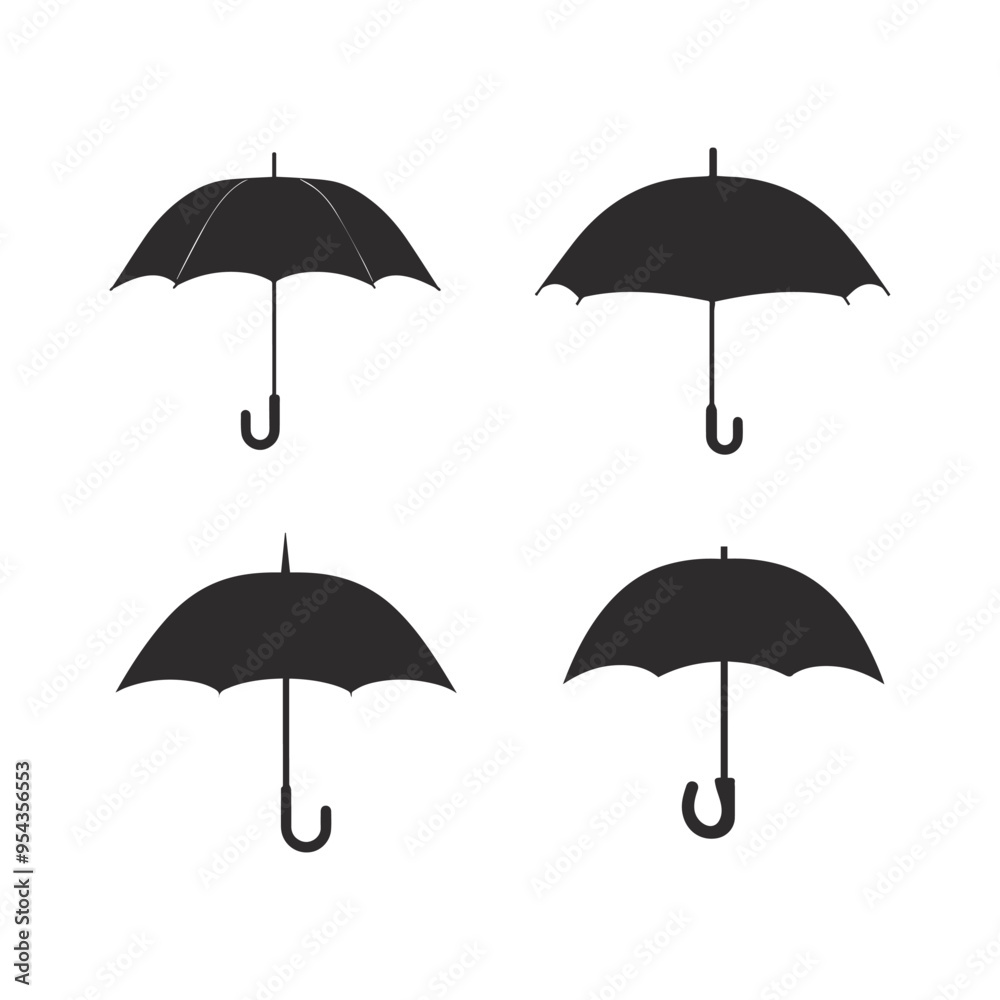 Umbrella isolated on white background. vector illustration. Umbrella isolated on white background. vector illustration.