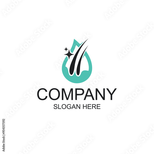 Hair Growth Oil Logo Design