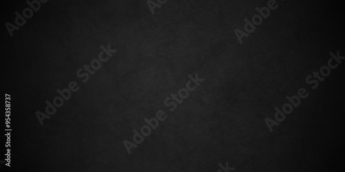 Dark Black wall background texture, old vintage rough charcoal black backdrop texture. Abstract background with black wall surface, interior stucco texture. Black gray satin dark texture.