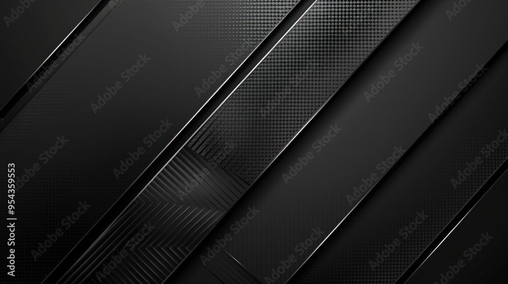 A sleek, modern black abstract background with textured elements and layered design. A sleek, modern black abstract background with textured elements and layered design.