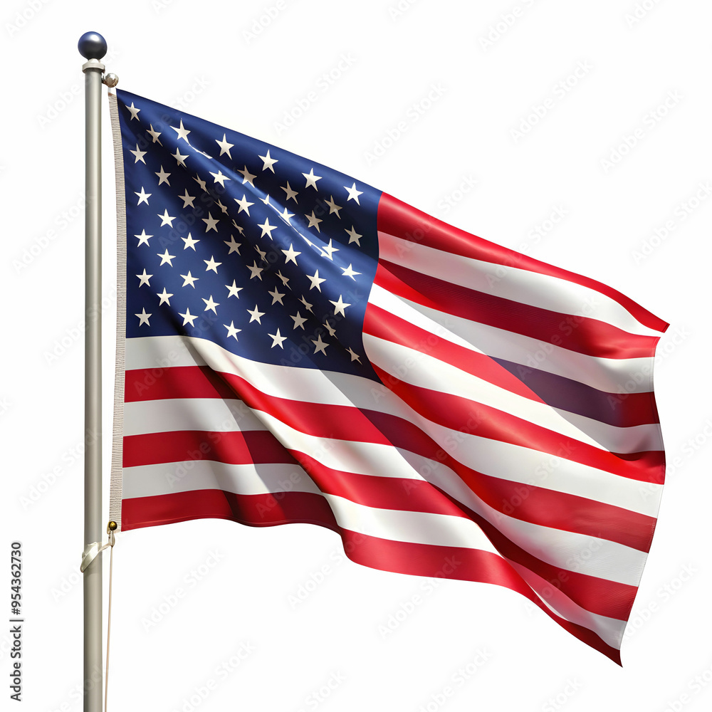 Fototapeta premium american flag design isolated
