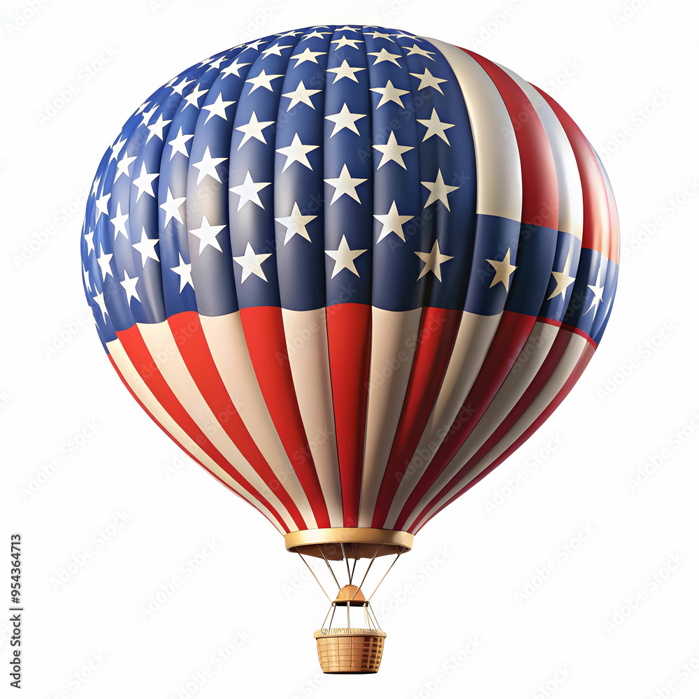 Naklejka premium american flag design isolated
