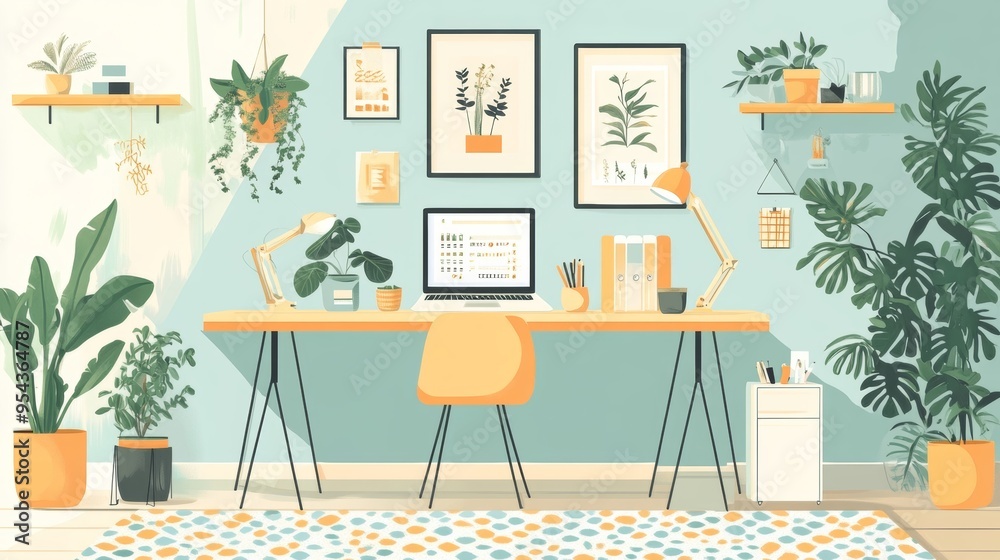Fototapeta premium Home Office