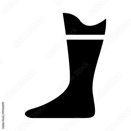 Prosthetic leg icon vector illustration graphic design