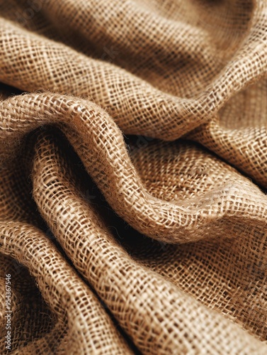 Tan flaxen textile fabric with organic design for backdrop.