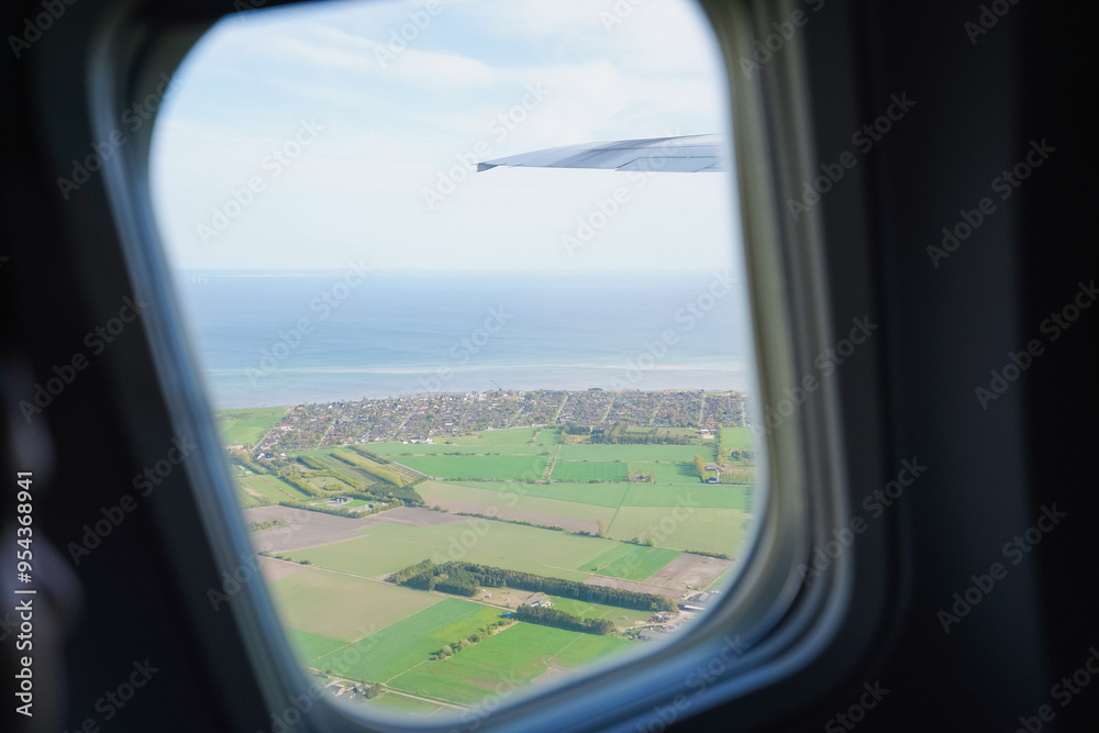 飛行機から眺める風景 飛行機から眺める風景