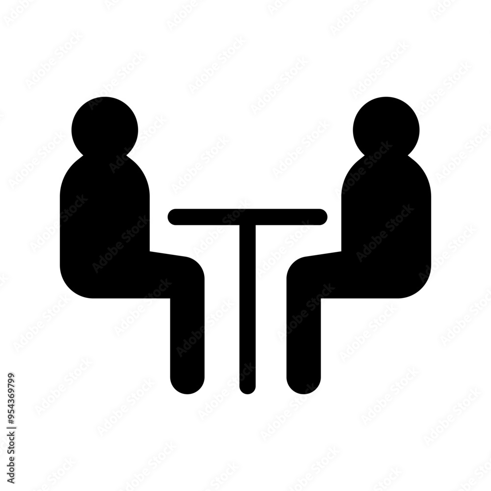 Discussion icon vector illustration graphic design Discussion icon vector illustration graphic design