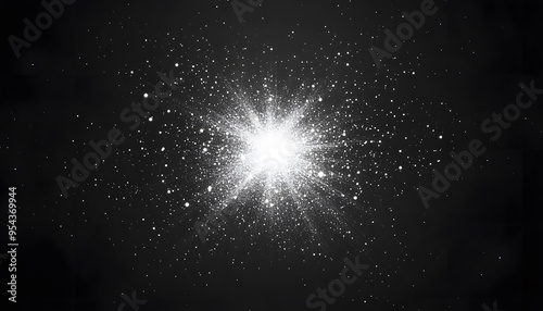 A mostly blank background with a small, centered design, like a tiny star or dot, emphasizing simplicity and space