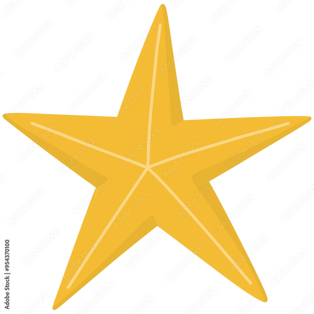 Yellow star illustration Yellow star illustration