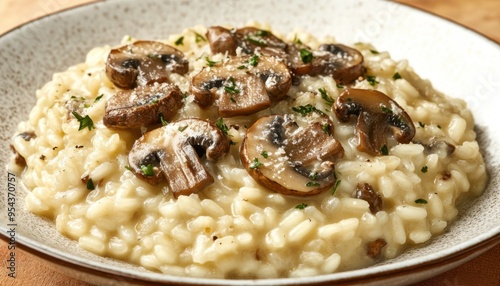 Delicious Creamy Mushroom Risotto Recipe, Easy Authentic Italian Dish with Wild Mushrooms, Perfect for Dinner or Special Occasions, Step-by-Step Instructions and Tips, Try It Today