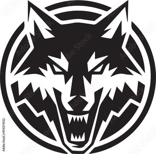 wolf tribal tattoo