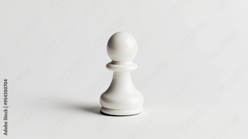 White pawn alone White pawn alone