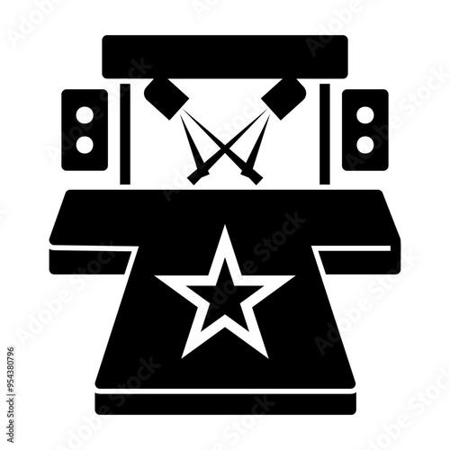 contest stage Solid icon