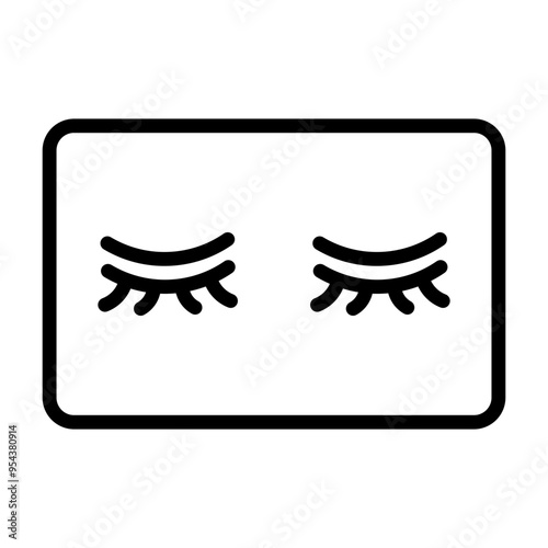 False Lashes Icon