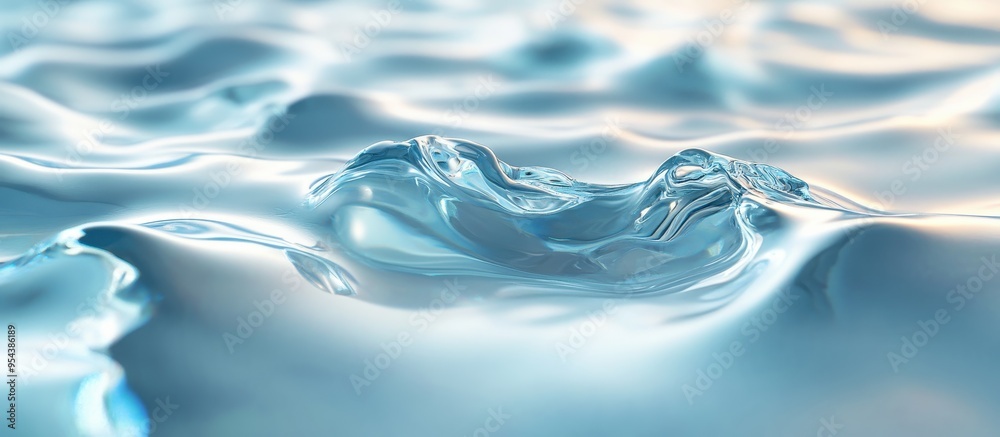 Close-Up of Gentle Ripples on a Calm Water Surface with Soft Reflections and Light Play Close-Up of Gentle Ripples on a Calm Water Surface with Soft Reflections and Light Play