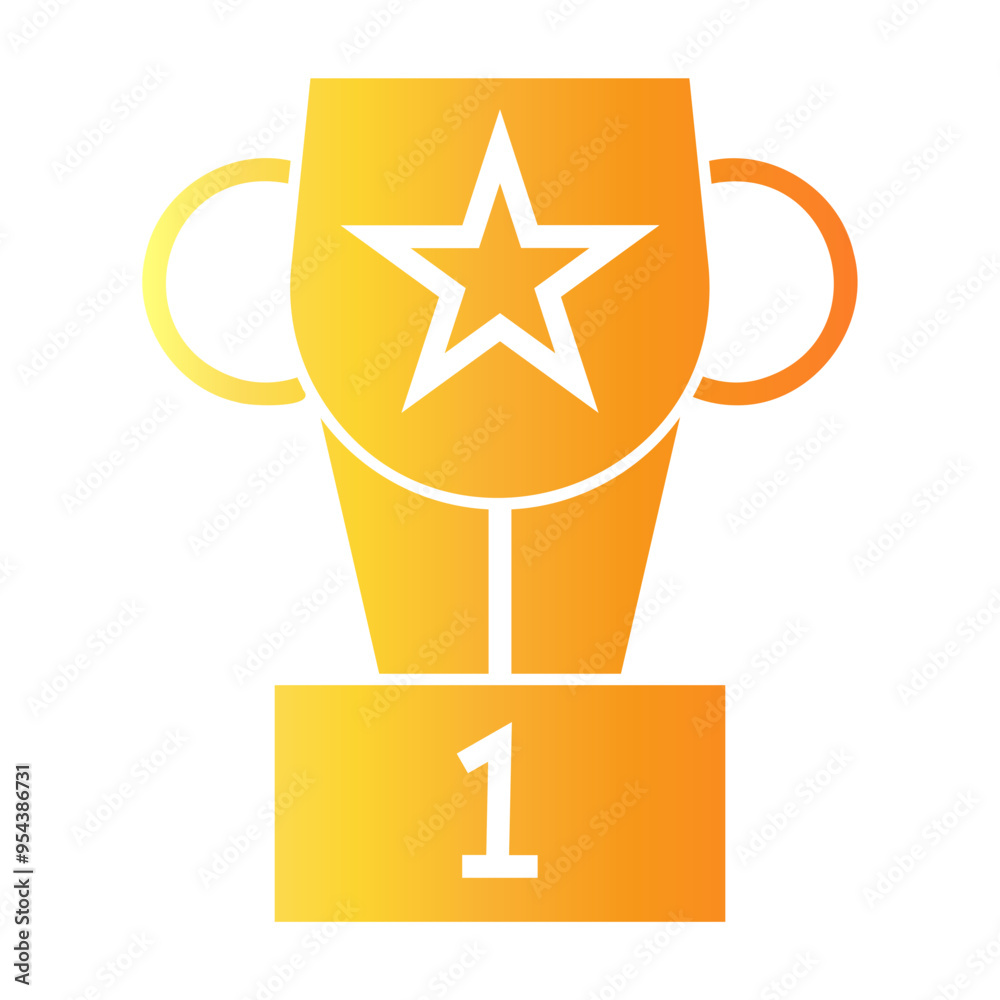trophy Gradient icon trophy Gradient icon