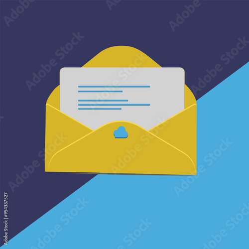 Free vector social media email message marketing icon