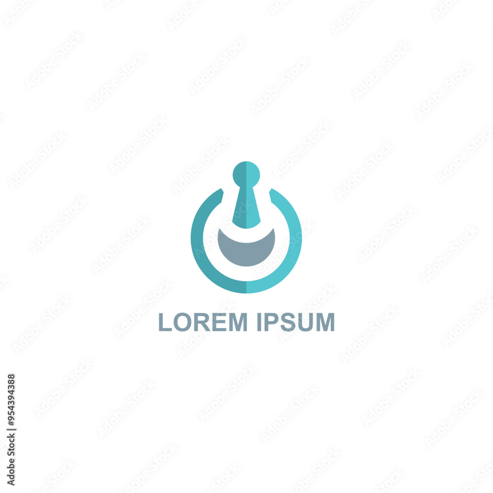 Round shape mortar logo Round shape mortar logo