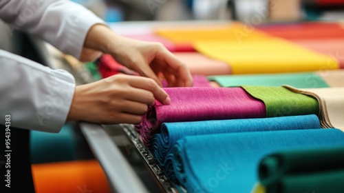 Choosing the Perfect Fabric: A Colorful Display