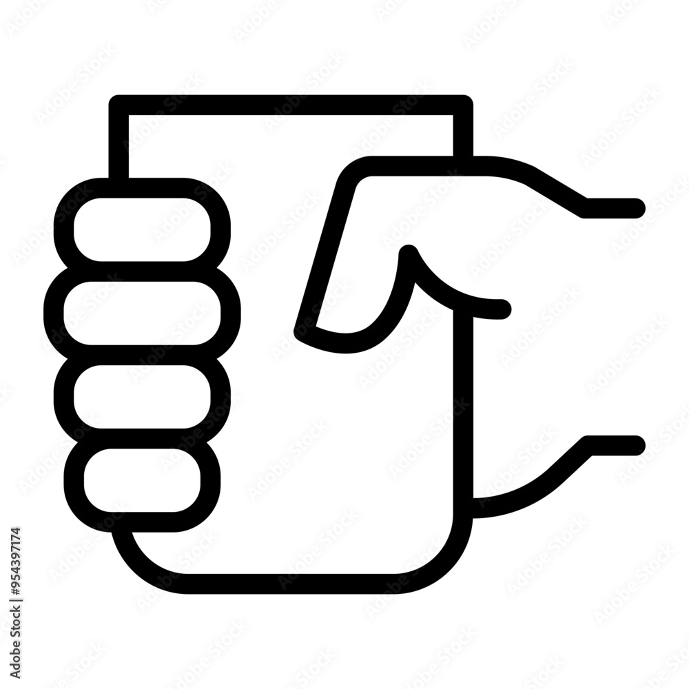 Drinking water icon in thin line style vector illustration graphic design Drinking water icon in thin line style vector illustration graphic design