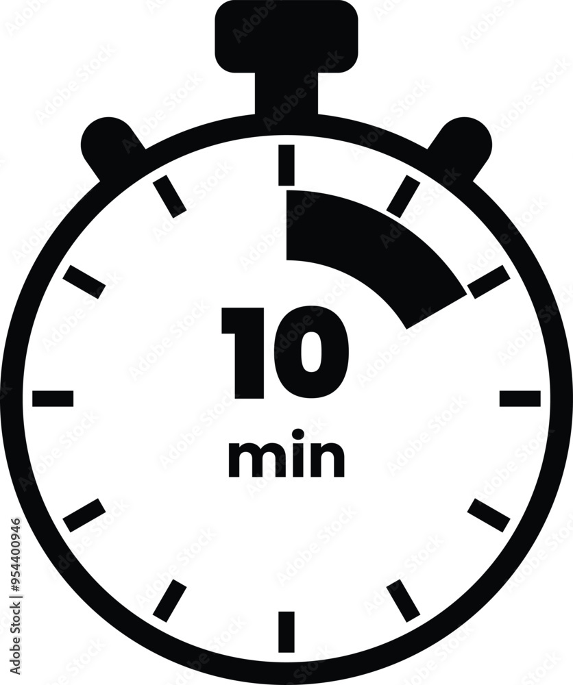 Stopwatch sign for multi purpose. Time remaining symbol. Stopwatch sign for multi purpose. Time remaining symbol.