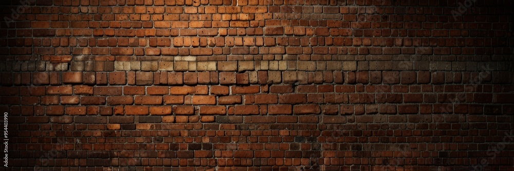 Obraz premium Old wall background with stained, aged bricks