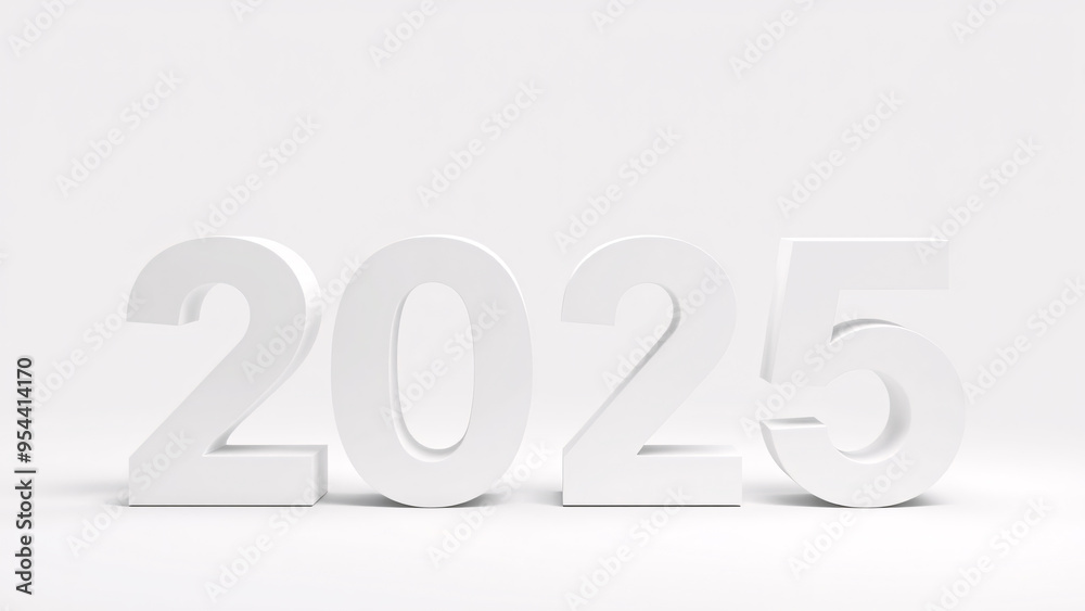 2025 New Year 3d symbol typography. Creative design concept, 3d number style. Illuminated 2025 Neon Light Display 2025 New Year 3d symbol typography. Creative design concept, 3d number style. Illuminated 2025 Neon Light Display