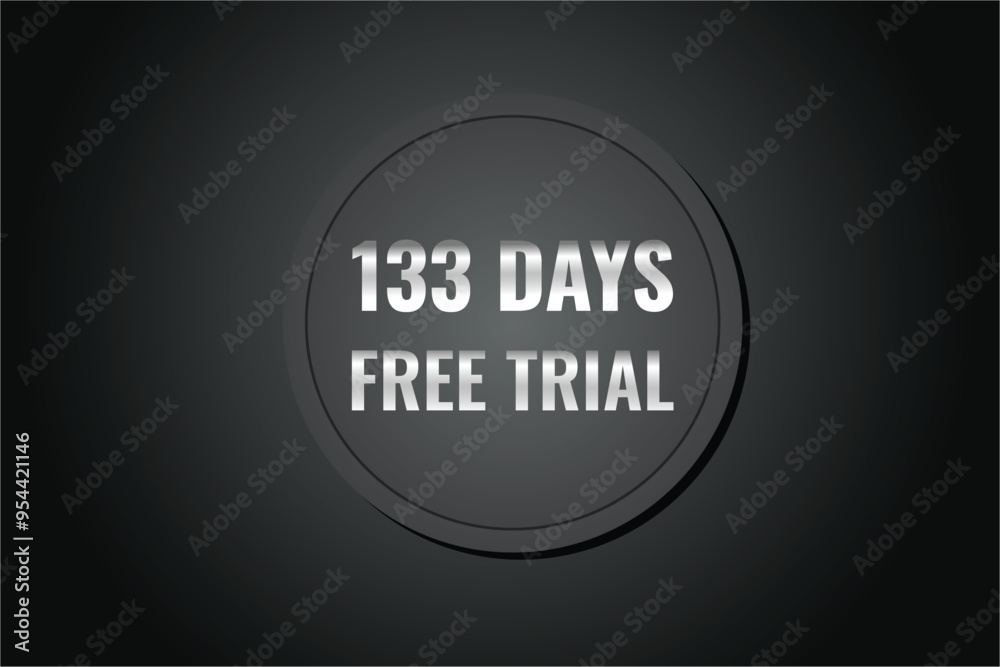 133 day free trial banner design. 133 days free banner background
133 day free trial banner design. 133 days free banner background