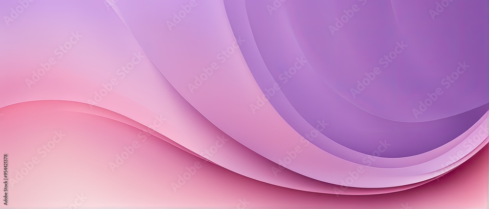 Wave gradient Lavender to Dusty Rose background
