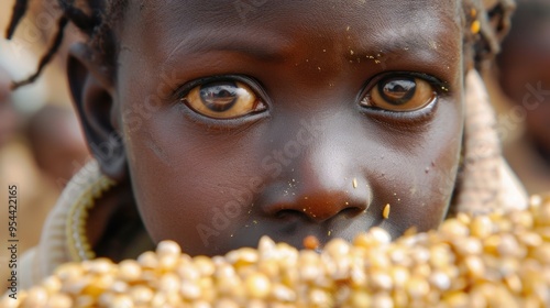 Famine: An extreme food shortage caused by factors like drought, conflict, or poor farming, resulting in widespread malnutrition and high mortality.
 photo