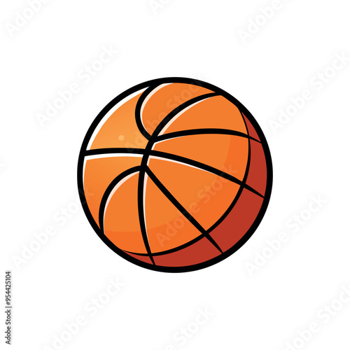 basketball clipart vector art 