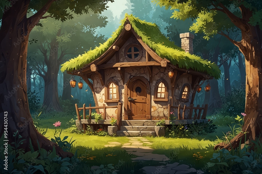 Fototapeta premium Amazing fairy house