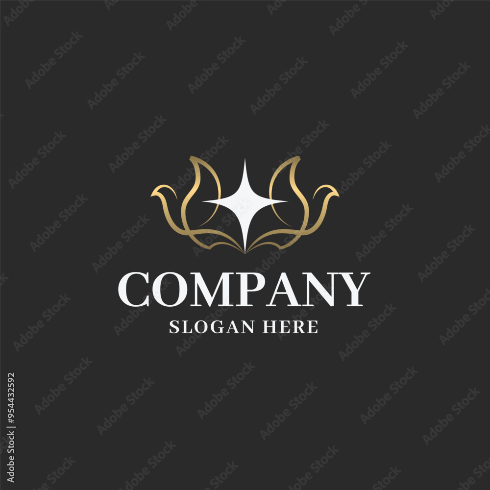 Luxury Spa Logo Design Concept Luxury Spa Logo Design Concept