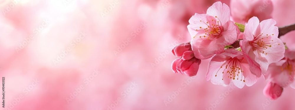 pink blossoms softly blurred pink blossoms softly blurred