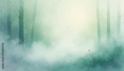 Misty Forest Path