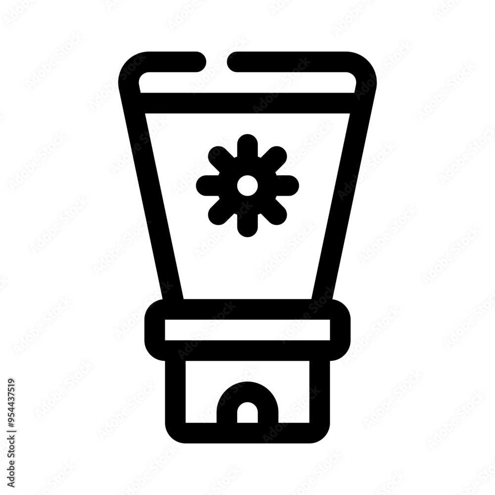 sunscreen line icon sunscreen line icon