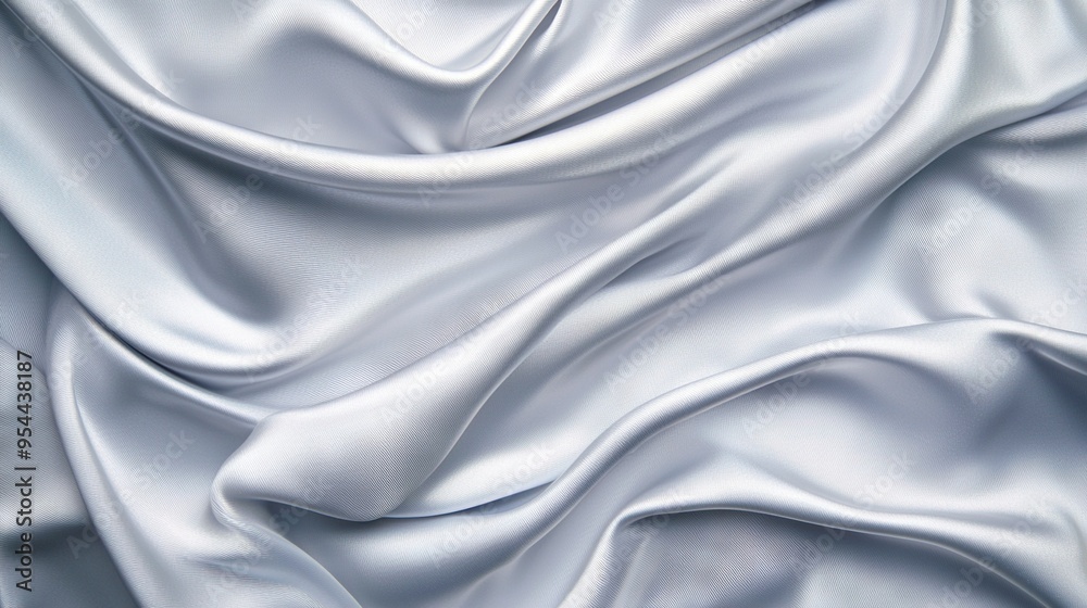 A close-up of white fabric displays a smooth pattern on the top and bottom, while the bottom features a subtle pattern A close-up of white fabric displays a smooth pattern on the top and bottom, while the bottom features a subtle pattern