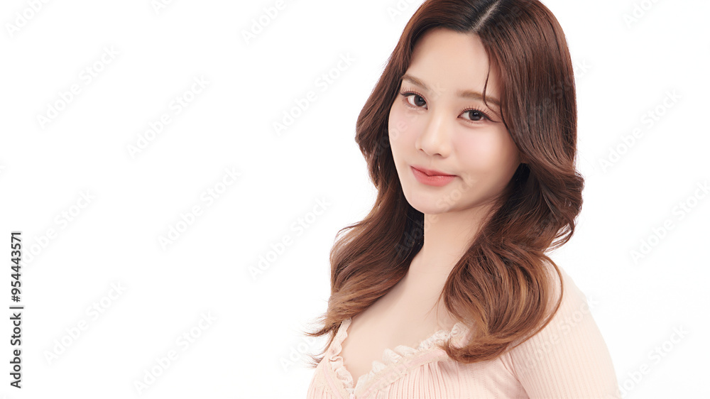 Beautiful young asian woman with clean fresh skin on white background, Face care, Facial treatment, Cosmetology, beauty and spa, Asian women portrait. Beautiful young asian woman with clean fresh skin on white background, Face care, Facial treatment, Cosmetology, beauty and spa, Asian women portrait.