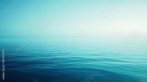 Wallpaper Mural Calm Ocean Waters with Blue Sky Torontodigital.ca