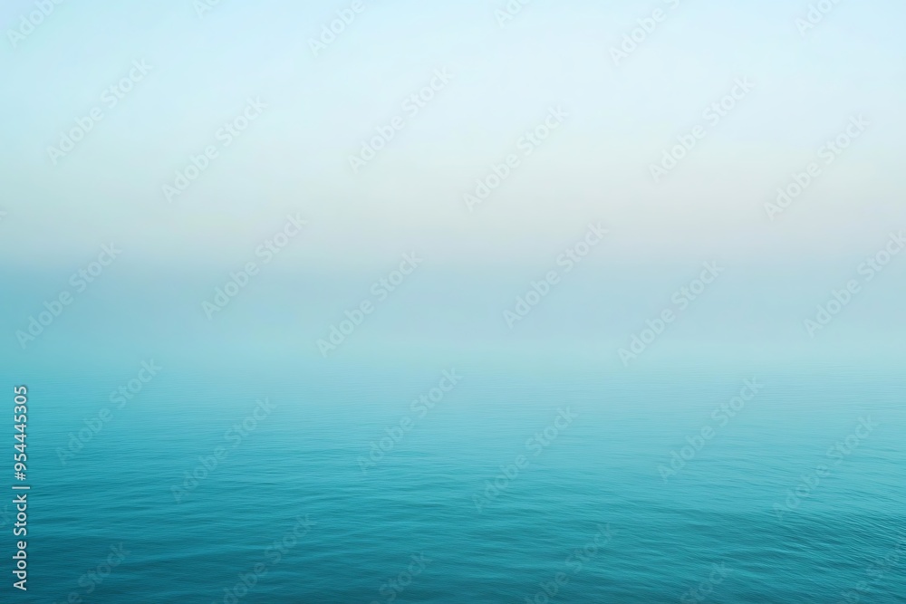 custom made wallpaper toronto digitalCalm Sea with Foggy Sky