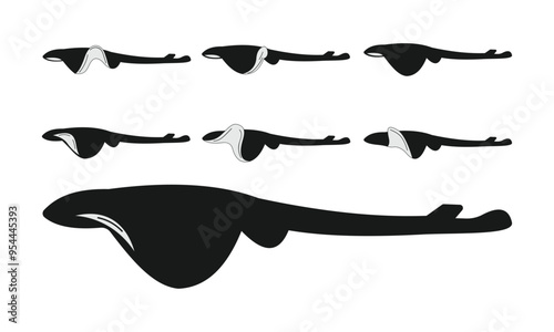 stingray silhouette from side