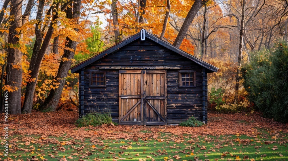 Shed: A small storage building, typically made of wood or metal, used for keeping tools, gardening equipment, or other items out of the elements.
Shed: A small storage building, typically made of wood or metal, used for keeping tools, gardening equipment, or other items out of the elements.