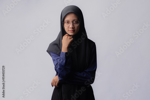 Asian Hijab Business Woman