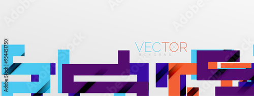 Color bend lines with shadow texture effect. Vector Illustration For Wallpaper, Banner, Background, Card, Book Illustration, landing page