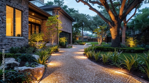 Outdoor Lighting: Exterior lights that brighten walkways, highlight landscaping elements, and provide added security, enhancing the beauty and safety of outdoor areas.
 photo