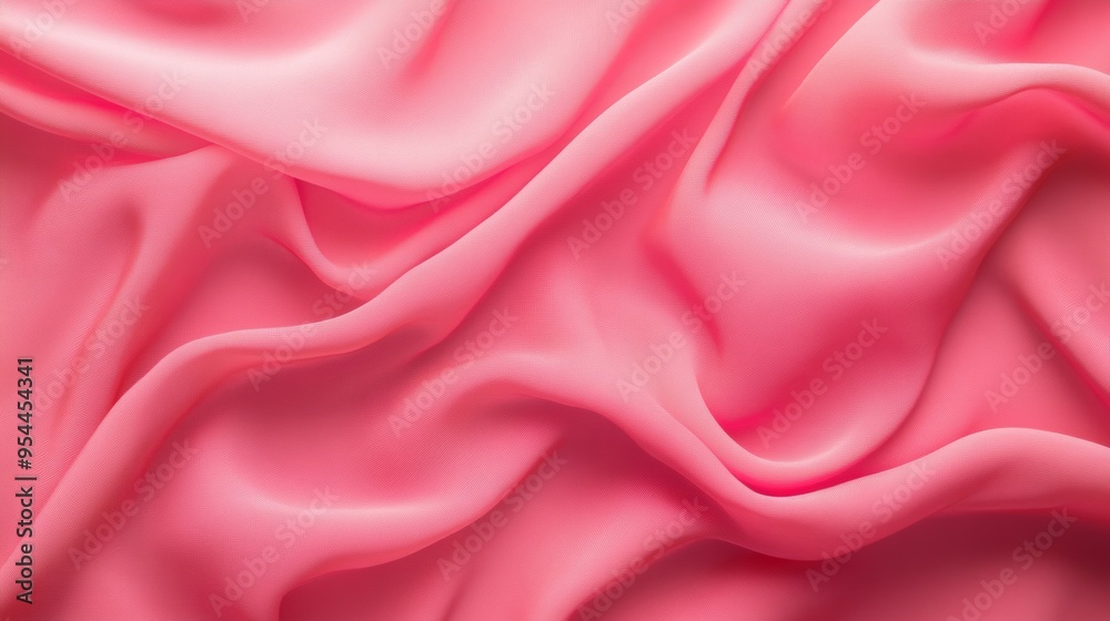 Fototapeta premium Fabric on a pink background