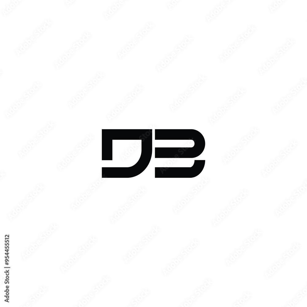DB monogram logo design letter text name symbol monochrome logotype alphabet character simple logo DB monogram logo design letter text name symbol monochrome logotype alphabet character simple logo