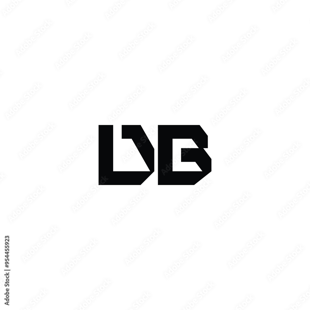 DB monogram logo design letter text name symbol monochrome logotype alphabet character simple logo DB monogram logo design letter text name symbol monochrome logotype alphabet character simple logo